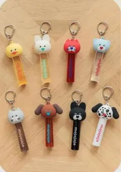 mojojojo LOWRYSFARM リップキャップキーチャーム OFFウサギ