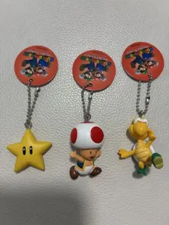 スーパーマリオ マスコットキーホルダー 3種セット