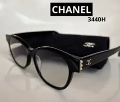 美品 CHANEL サングラス メガネ 3440-S-A ココマーク パール 黒 - メルカリ