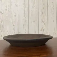 盆栽鉢　植木鉢　観葉植物　山野草　常滑焼　紫泥　円形　南蛮鉢