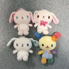 ぶちうさ・ストロベリーうさ・こむぎうさ・ラテうさ・カプチーノうさ