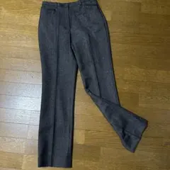 グレー ウール　パンツ