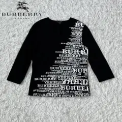 BURBERRY バーバリー　ロンドン　ロゴ　Vネック　カットソー　Tシャツ