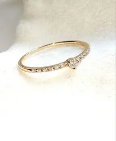 ♢◆Vendome Aoyama◆　現行　◇K18エタニティリング　#13.5のサムネイル