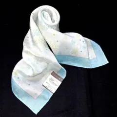 セリーヌスカーフ膝掛けハンカチスカーフ花ドットマガタムCマーク透かし　新品