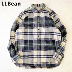 【80s/USA製】エルエルビーン シャモア クロス シャツ チェック XL相当