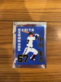 オリックスバファローズ　ドット絵ステッカー 中川圭太