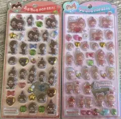 正規品モンチッチ うるちゅるPOPシール　シール
