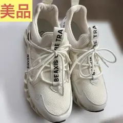 ☆極美品☆ BEAXIS ビーアクシス バランスコア スニーカー ホワイト L