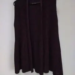 ダークパープル ノースリーブ ベスト