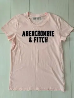 【美品】Abercrombie & Fitch Tシャツ S サーモンピンク