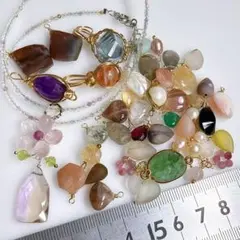 琥*蝶様 新春✨天然石のわくわくお楽しみセットb35