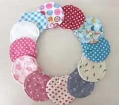 再10販*柄おまかせ*布製母乳パッド2組セット(4枚）*ハンドメイド