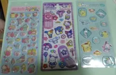 サンリオ　シール 3シートセット