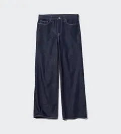 【美品】UNIQLOバギージーンズ