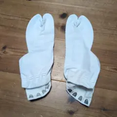 ホワイト 二股デザイン 足袋24.0センチ