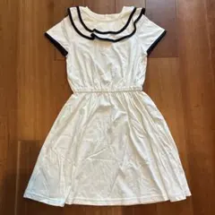 dolcina セーラー　シンプル　リボン　ホワイト　ネイビー　夏　春のサムネイル