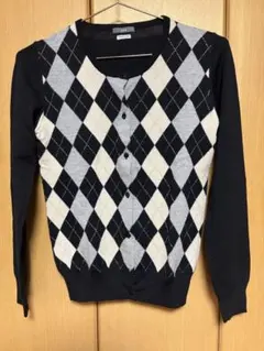 IENA♥︎ イエナ アーガイル柄クルーネックカーディガン(ウール)