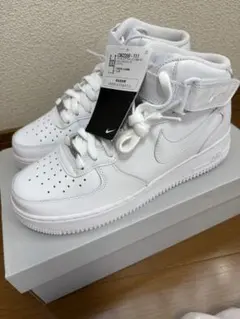 【おまけ付き】新品未使用　AIR FORCE 1 MID 07 メンズ　ホワイトのサムネイル