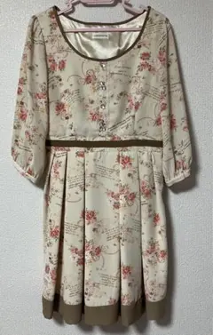 値下げ/LODISPOTTO/ロディスポット/ワンピース/花/リボン/プリーツ