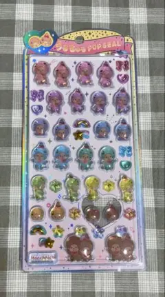 の*ぶ様 もんちっち　うるちゅるポップシール