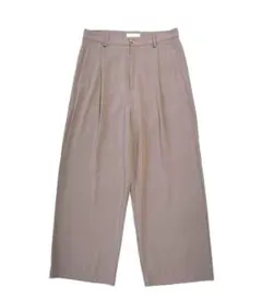 ASTRONOMY ハイウエスト ワンタック ワイドパンツ ルーズ とろみ感 M