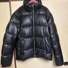 ZARA レザーダウン