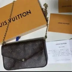 美品✨ルイヴィトン ポルトフォイユフロールチェーン 財布 バッグ