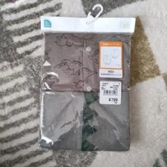 ベビー ロンパース 2枚組 サイズ60 恐竜プリント