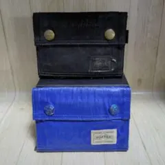 PORTER 二つ折り財布 黒 青2点セット