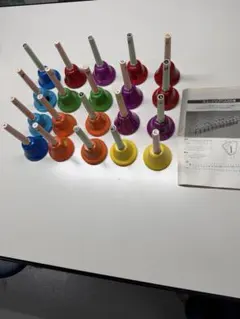 カラフルハンドベル 20音セットのサムネイル