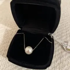 【新品】K10YG イエローゴールド　パール ネックレス 8mm 40cm