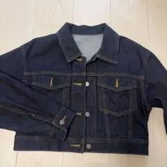 GU クロップドデニムジャケット