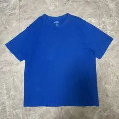 GU ジーユー クルーネック 半袖Tシャツ ブルー系 XLサイズ g8