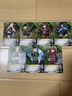 ナルトカード　NARUTO カード　疾風伝　第十班　レア　7枚セット　まとめ売り