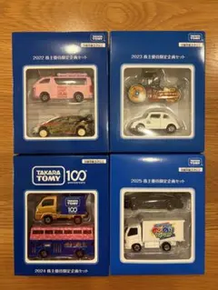 タカラトミー ミニカーセット 株主優待 2022-2025