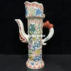 中国古美術 清末民国時代 粉彩 花瓶 人物画 高さ22cm - メルカリ