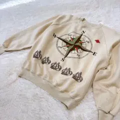 パルマラット トレーナー　Felpa Sport コンパスプリント スウェット