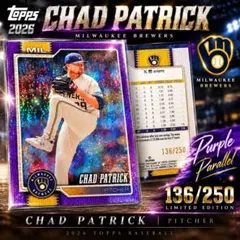 Chad Patrick Purple /250 136/250 MLB