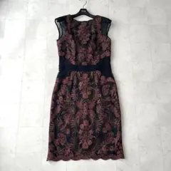 ETRO エトロ 刺繡 ノースリーブワンピース ロング レディース 44