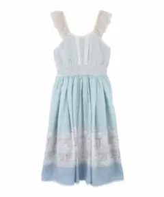 アクシーズファムポエティックカトラリープリントワンピース