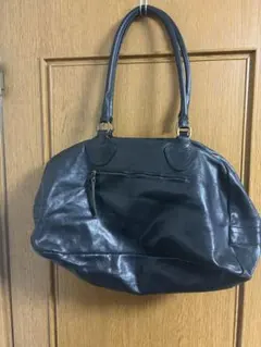 森田鞄 2way 斜めがけ可 ボストンバッグ ショルダー付き 黒 レザー