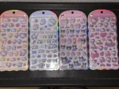 サンリオコットンパフィーシール４点セット