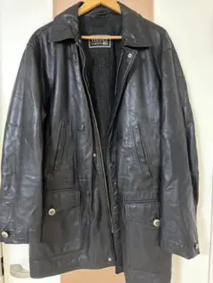 【極希少】VERSACE CLASSIC V2 最高級レザージャケット裏地総柄のサムネイル