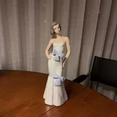 LLADRO ウェディング 新郎新婦 フィギュリン プラチナカラー 美品