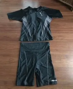 フィットネス水着セット LＬ セパレート　ブラック