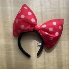 ミニーマウス リボンカチューシャ