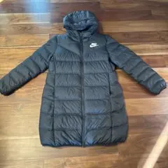 Nike 黒　ロングダウンコート　リバーシブル　ベンチコート