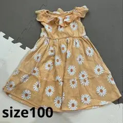 moujonjon 花柄ノースリーブワンピース