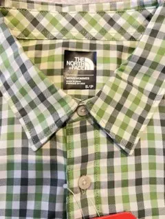 THE NORTH FACE 半袖シャツ S/P グリーン系チェック
